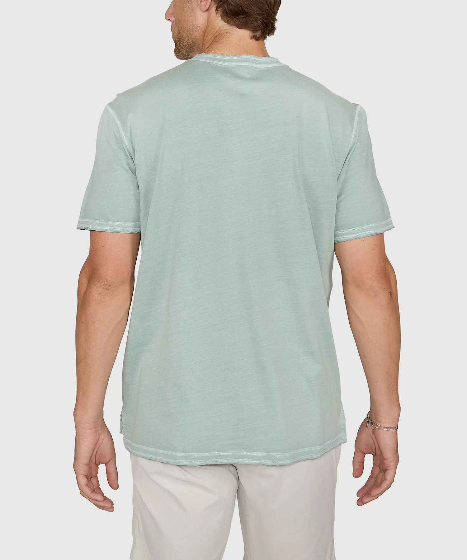 Westport Lifestyle Short Sleeve Sunwashed Henley - Image 9