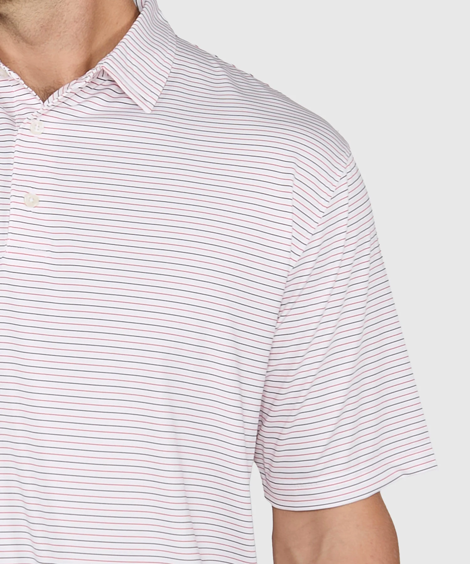 Westport Lifestyle Short Sleeve Performance Stripe Polo - Image 5
