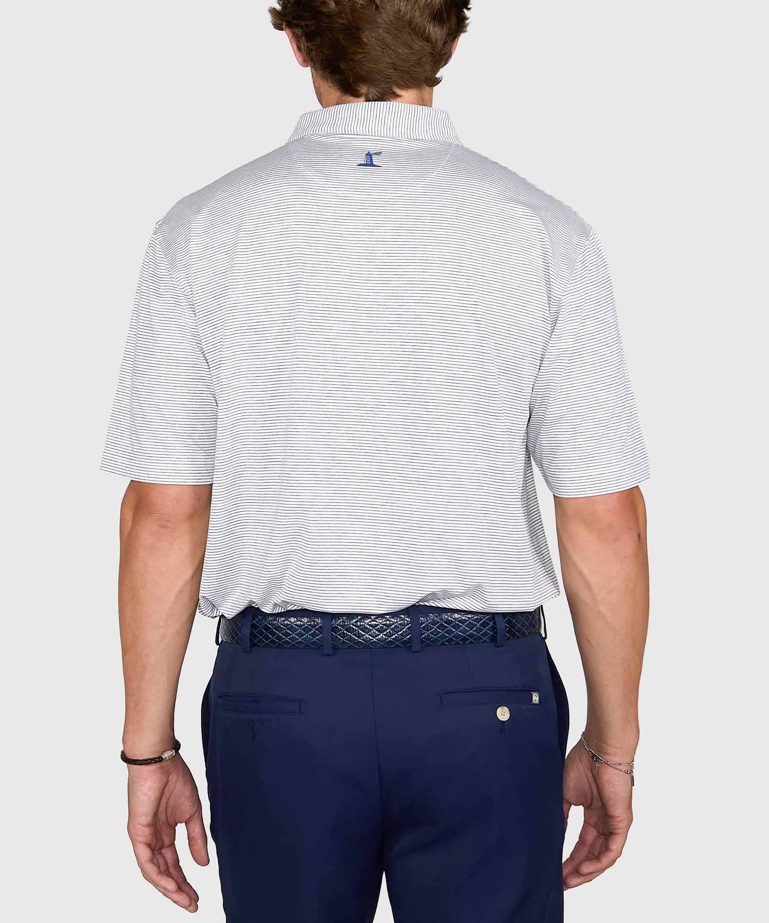 Westport Lifestyle Short Sleeve Performance Stripe Polo - Image 4