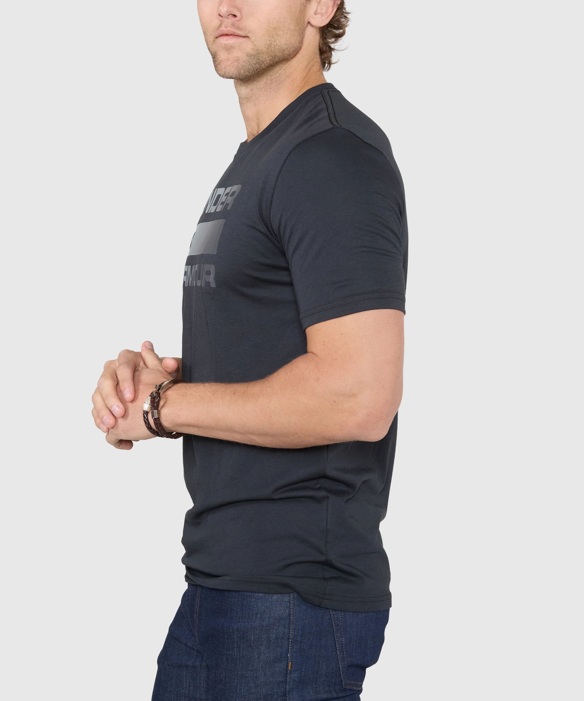 Under Armour Short Sleeve Woodmark Logo Graphic T-Shirt - Image 3