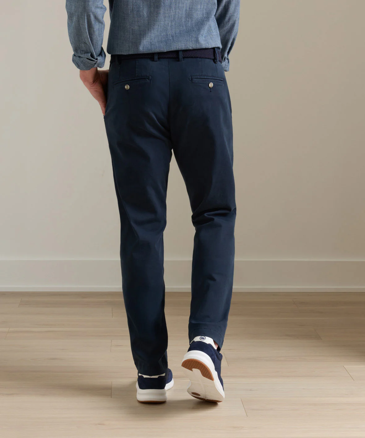 Peter Millar Signature Sateen Flat Front Trouser - Image 7