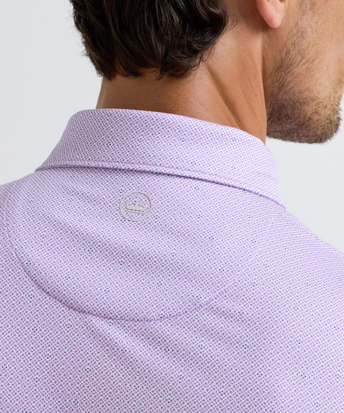 Peter Millar Ash Grove Print Short Sleeve Performance Polo - Image 4