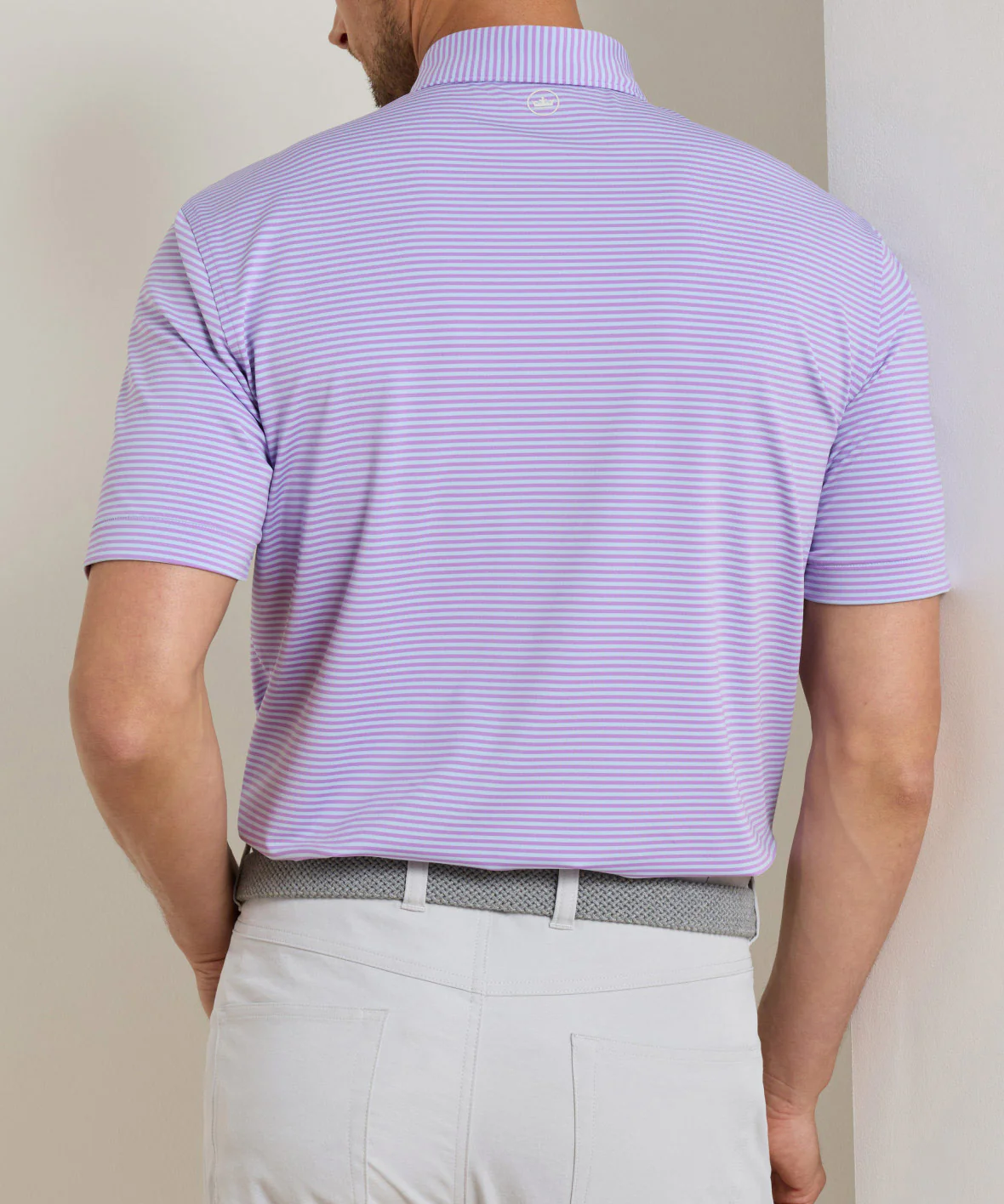 Peter Millar Hales Stripe Short Sleeve Performance Polo - Image 10