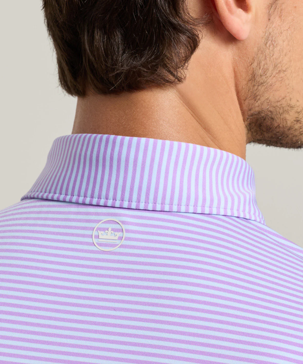 Peter Millar Hales Stripe Short Sleeve Performance Polo - Image 11