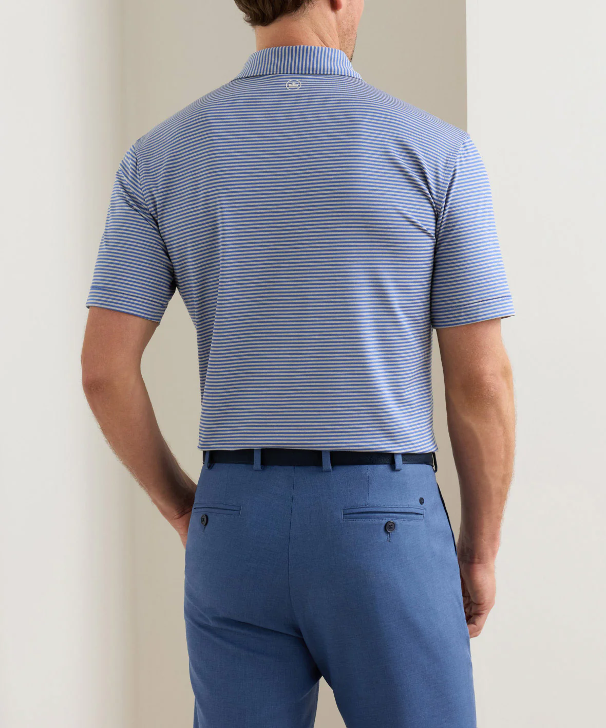 Peter Millar Hales Stripe Short Sleeve Performance Polo - Image 20