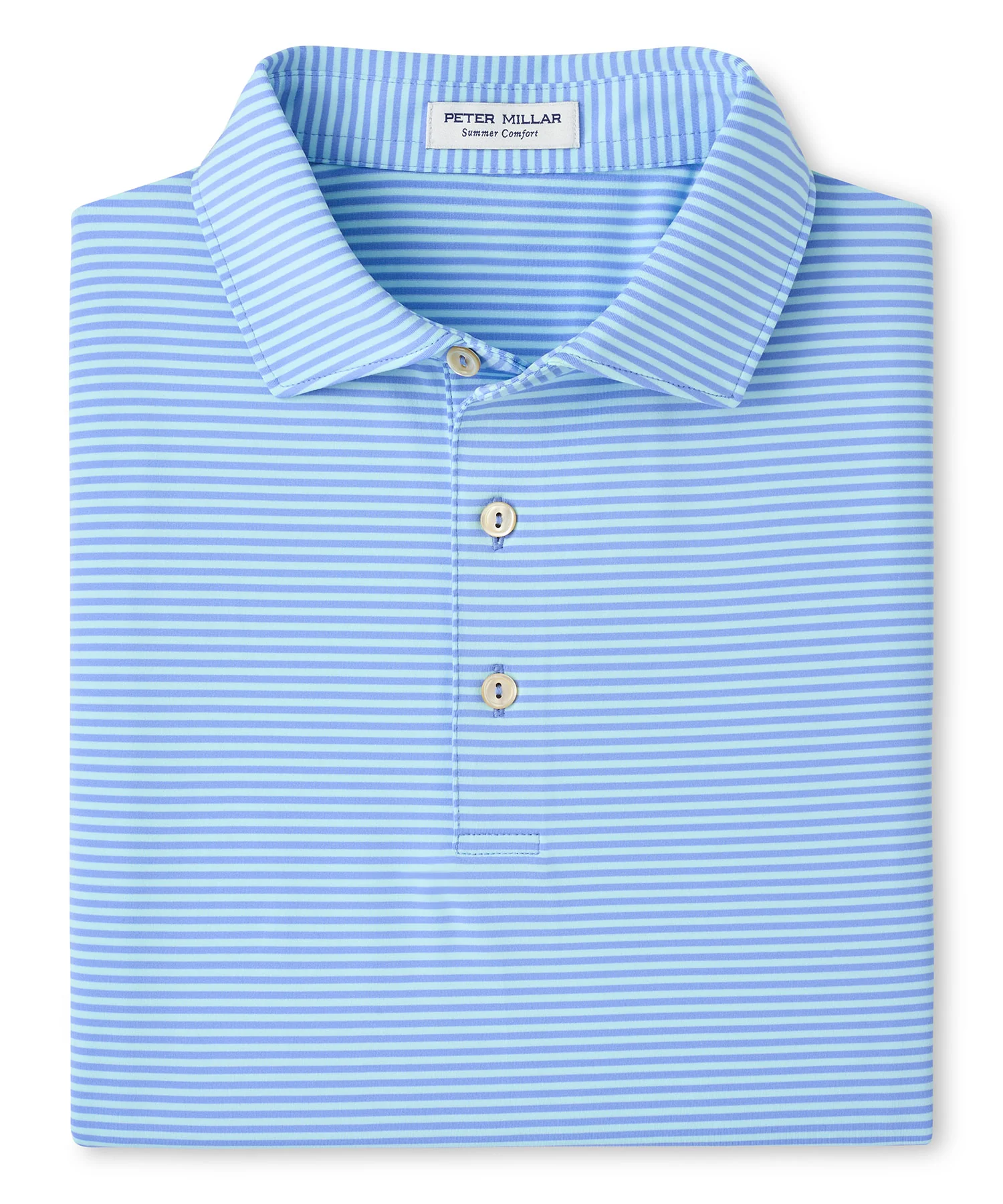 Peter Millar Hales Stripe Short Sleeve Performance Polo - Image 3