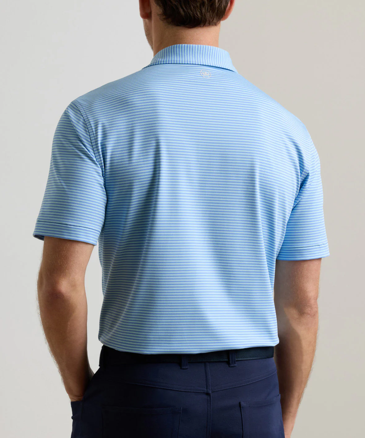 Peter Millar Hales Stripe Short Sleeve Performance Polo - Image 5