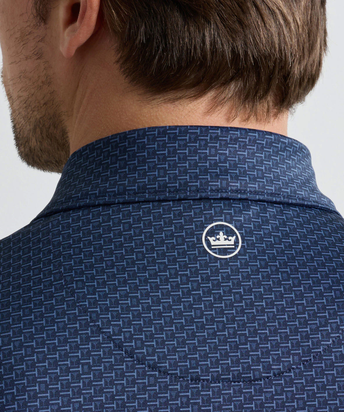 Peter Millar Bunker Bar Print Short Sleeve Performance Polo - Image 4