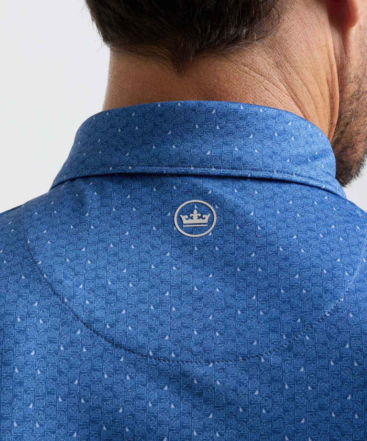 Peter Millar Negroni Print Short Sleeve Performance Polo - Image 4
