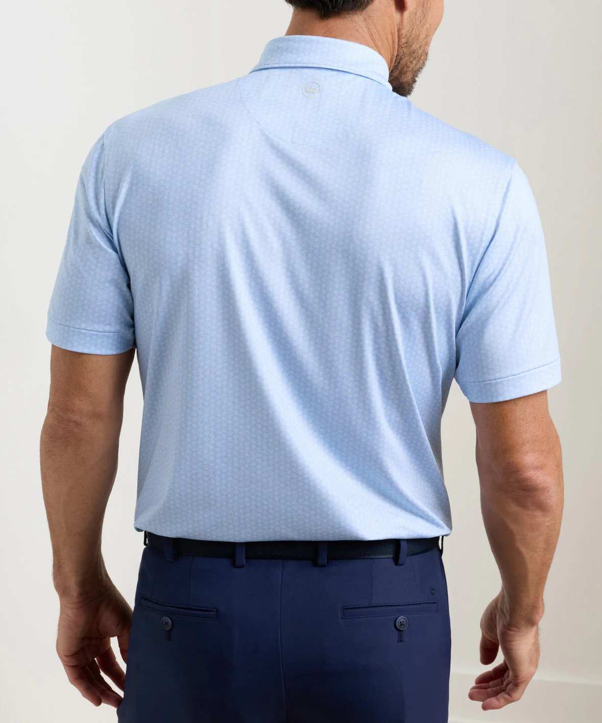 Peter Millar Nautilus Print Short Sleeve Performance Polo - Image 3