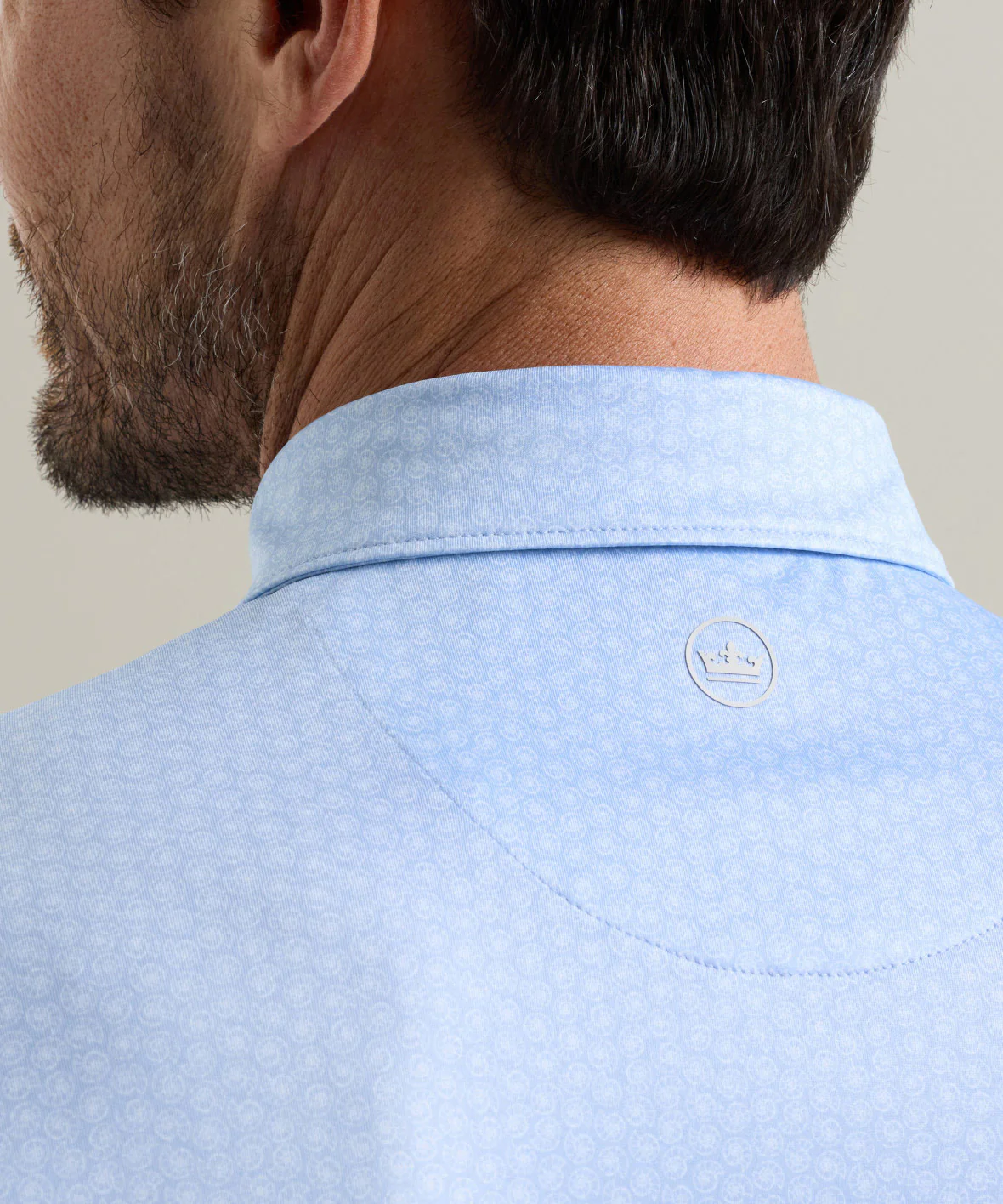 Peter Millar Nautilus Print Short Sleeve Performance Polo - Image 4