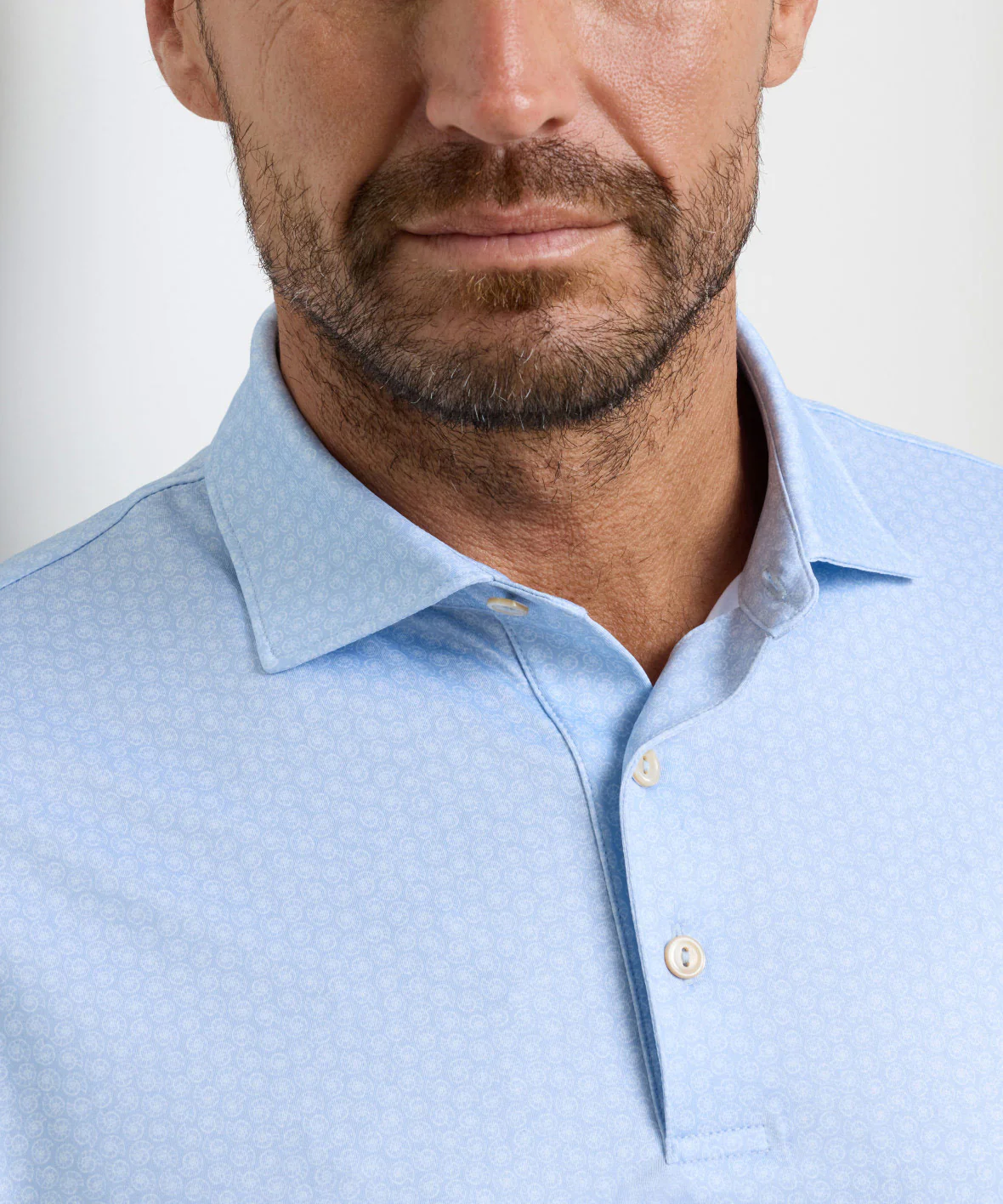 Peter Millar Nautilus Print Short Sleeve Performance Polo - Image 5