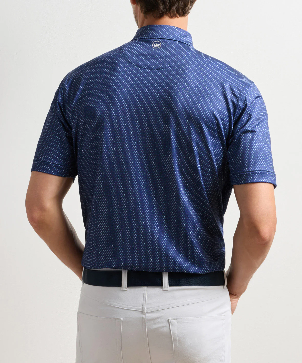 Peter Millar In The Rough Print Short Sleeve Performance Polo - Image 3