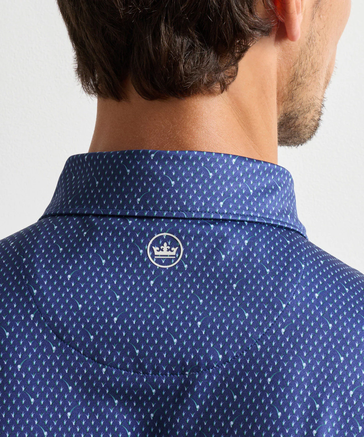 Peter Millar In The Rough Print Short Sleeve Performance Polo - Image 4