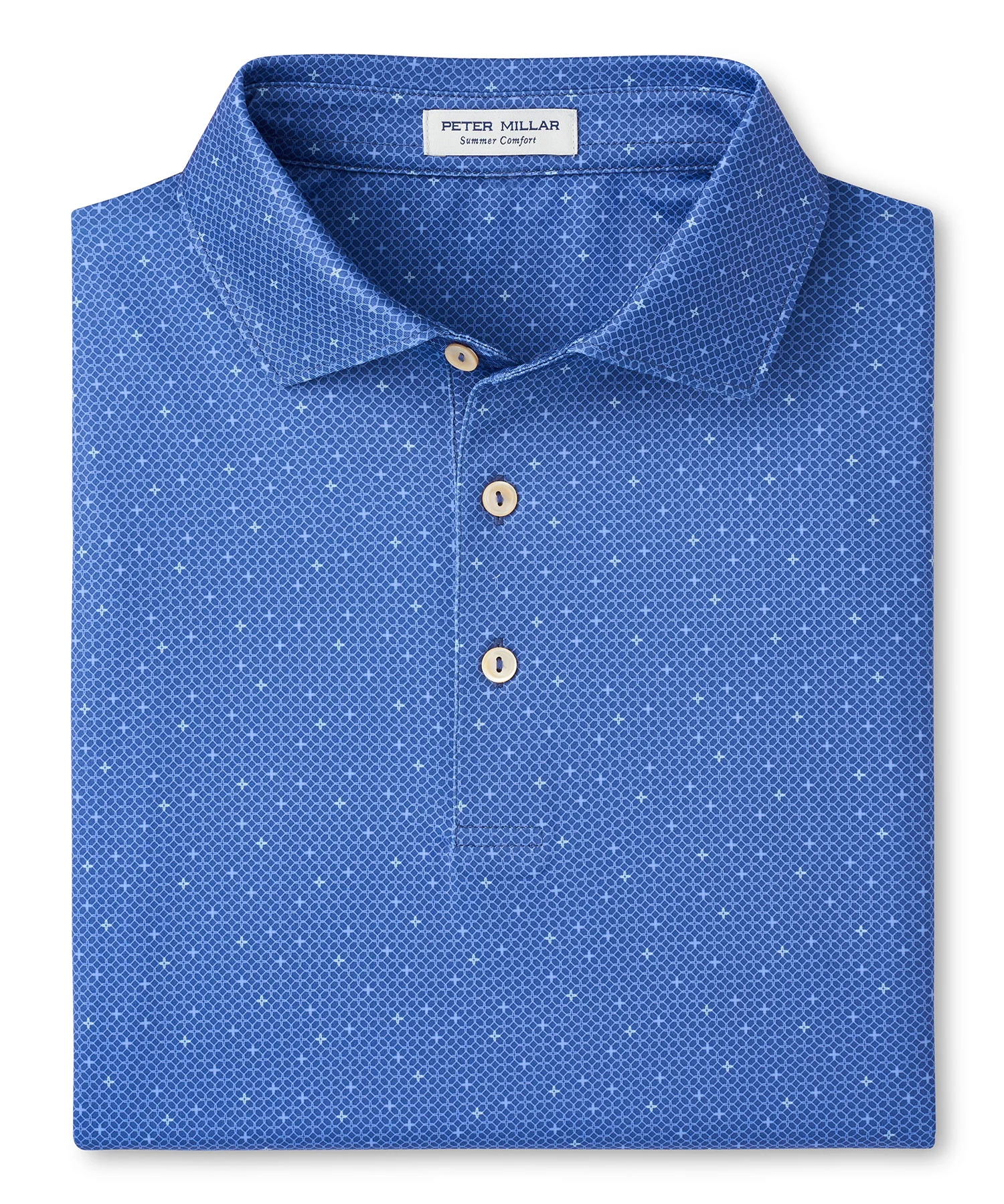Peter Millar Barrier Print Short Sleeve Performance Polo - Image 6
