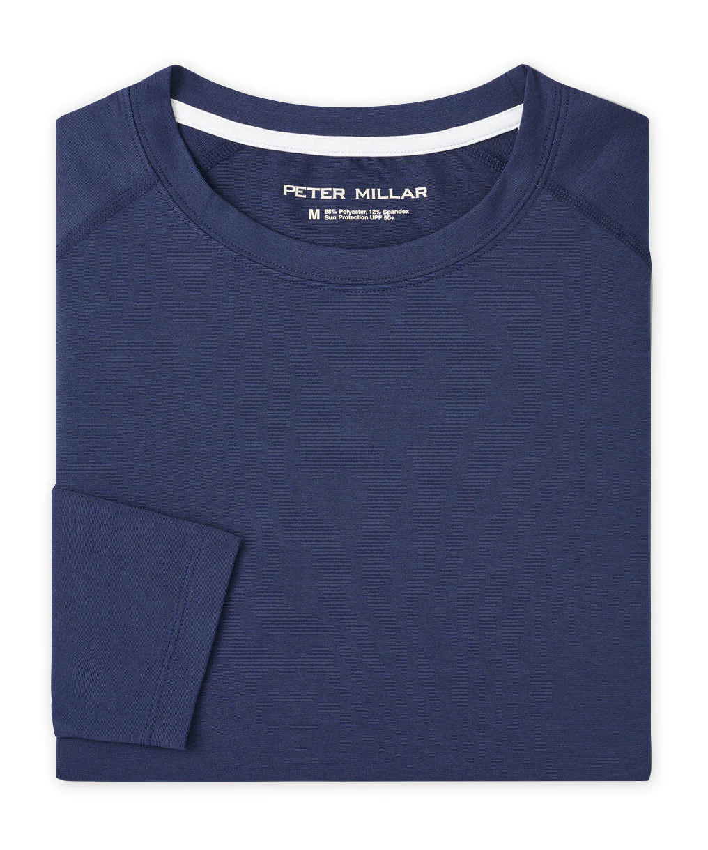 Peter Millar Aurora Performance Long Sleeve Tee Shirt - Image 8
