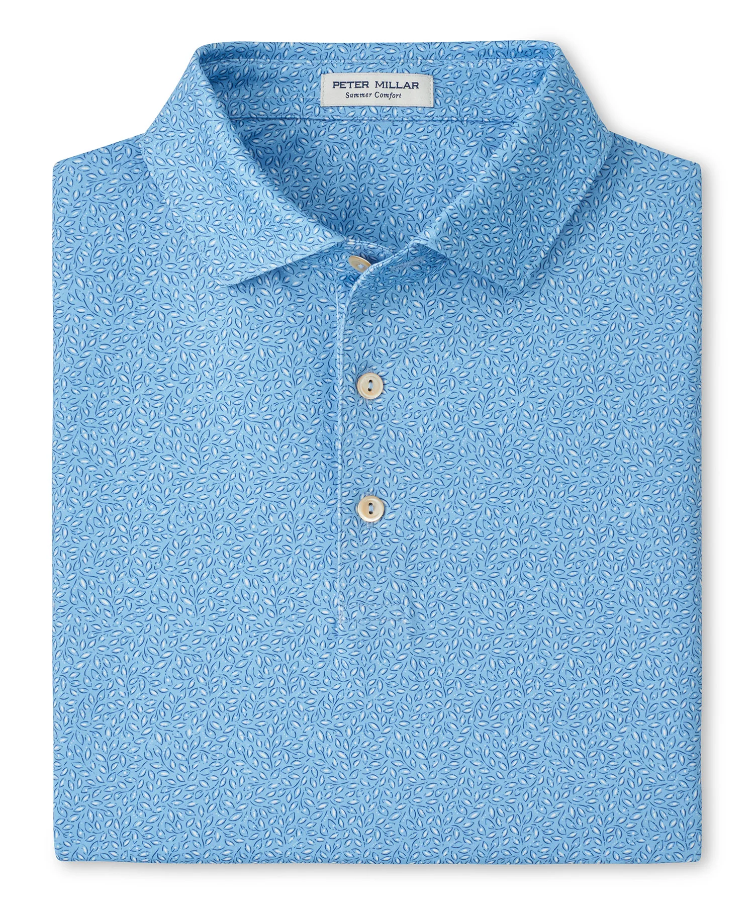 Peter Millar Magnolia Print Short Sleeve Performance Polo