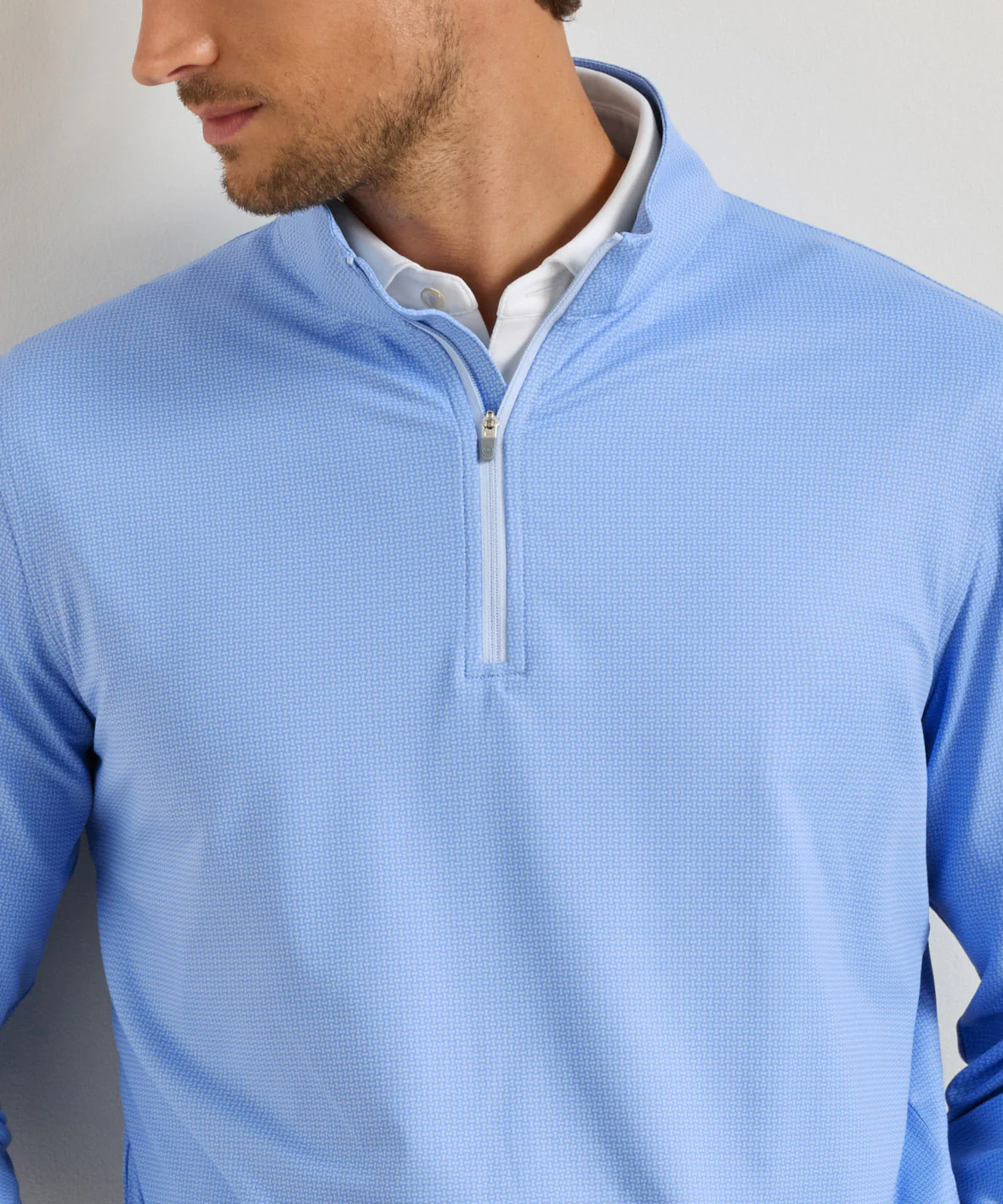 Peter Millar Basket Weave Perth Quarter-Zip Pullover - Image 8