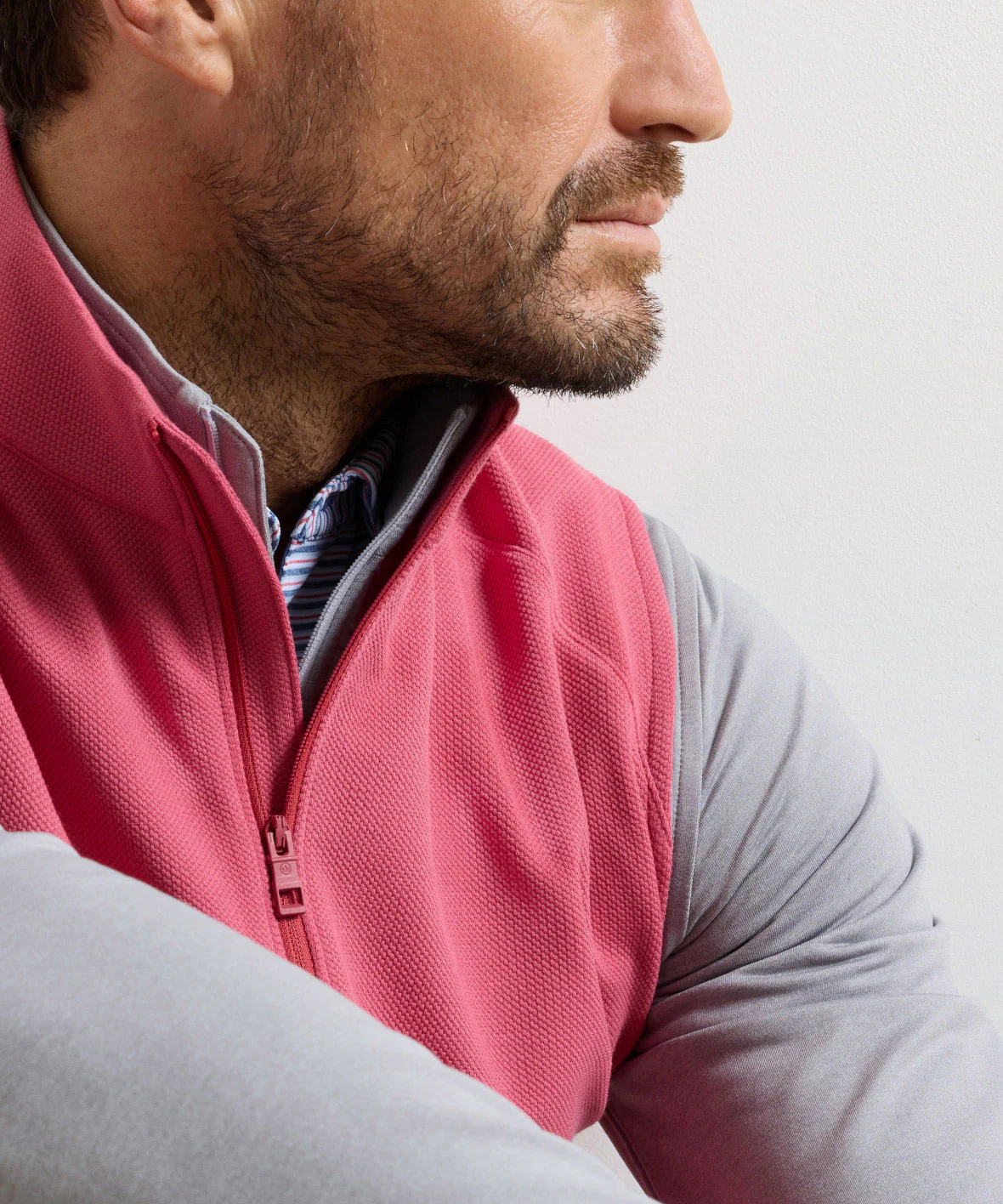 Peter Millar Cradle Pique Full Zip Vest - Image 14