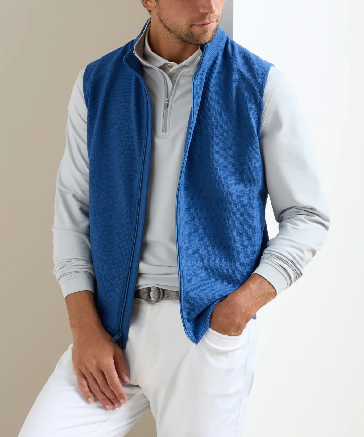 Peter Millar Cradle Pique Full Zip Vest - Image 16