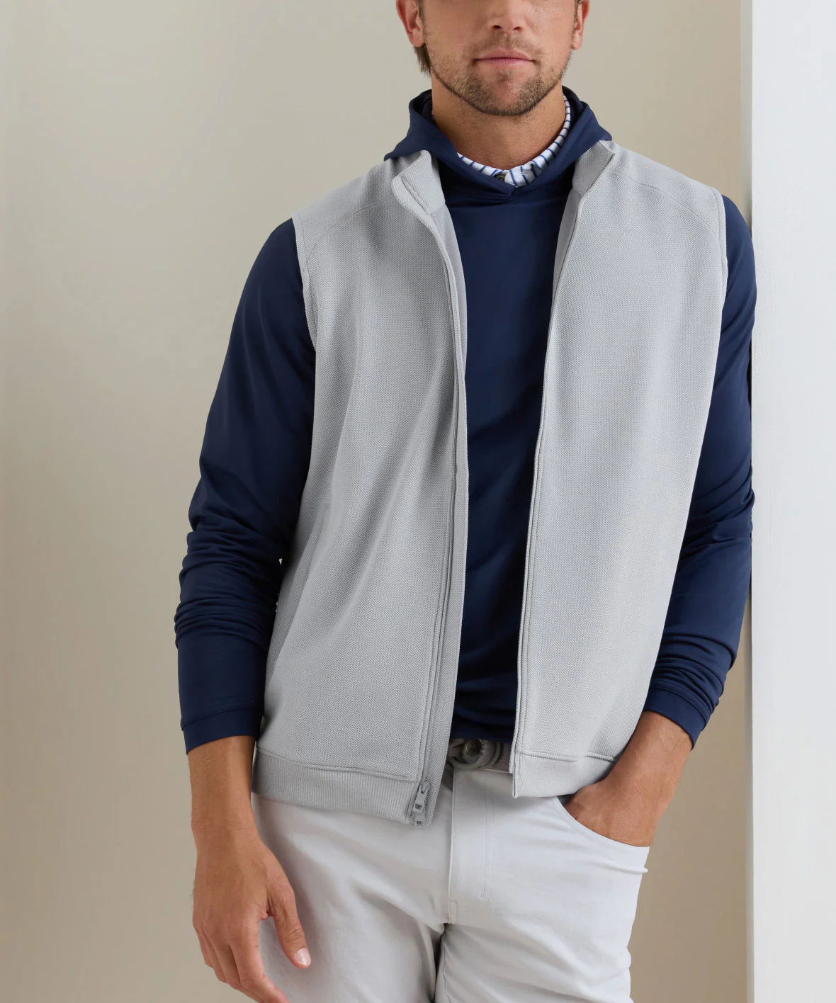 Peter Millar Cradle Pique Full Zip Vest - Image 5