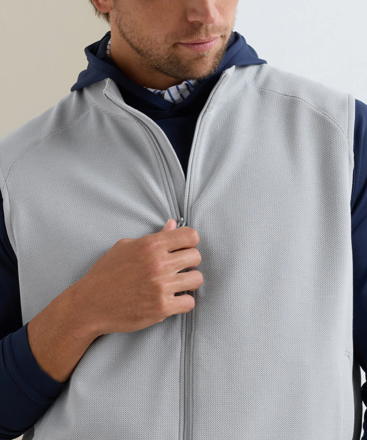 Peter Millar Cradle Pique Full Zip Vest - Image 8