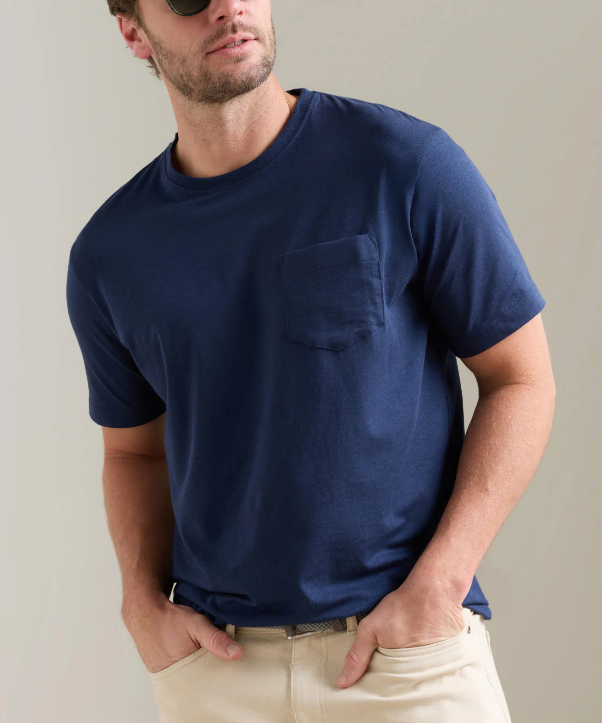Peter Millar Short Sleeve Crown Comfort Pocket Tee - Image 4