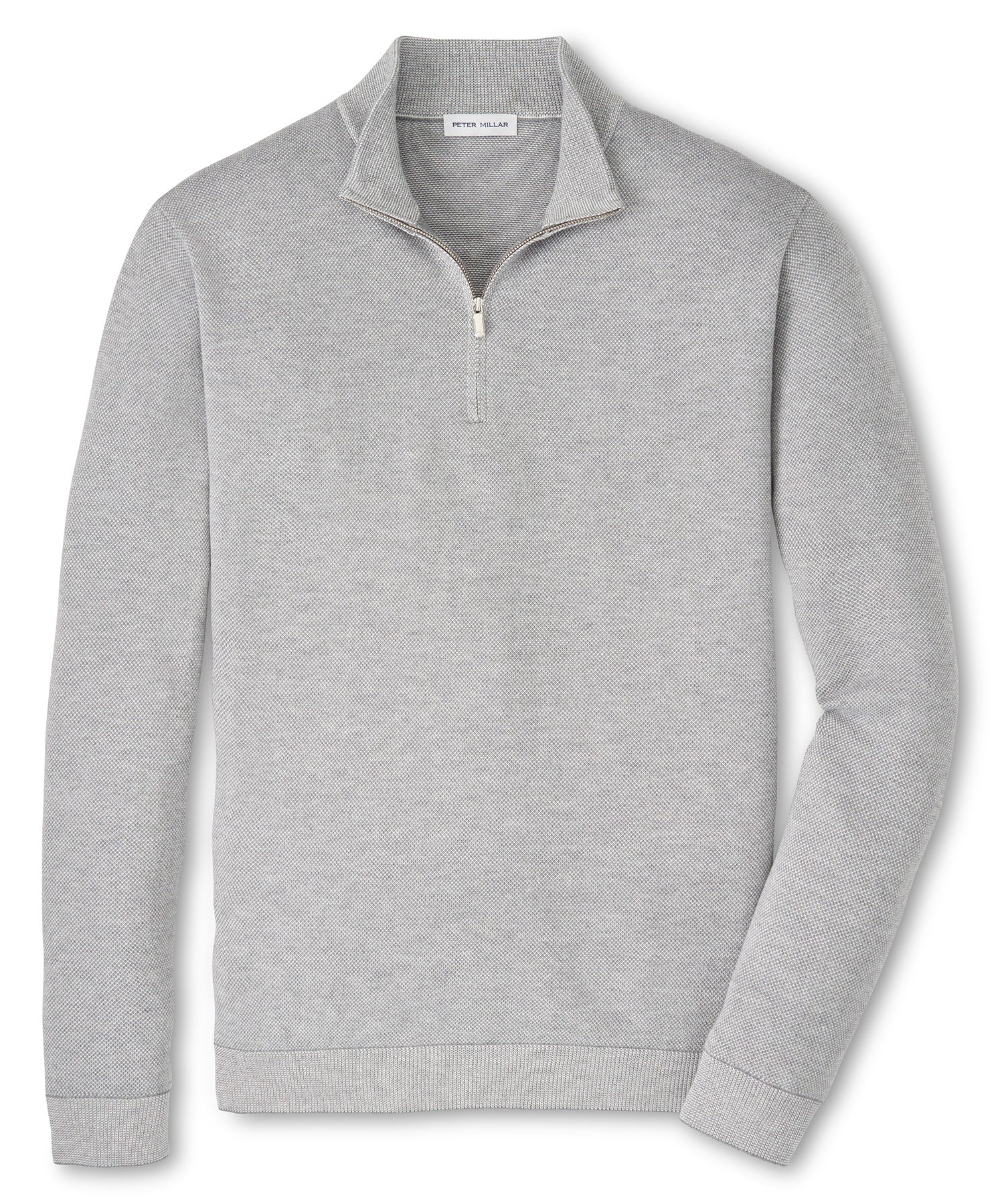 Peter Millar Coolspun Light Birdseye Quarter-Zip Pullover - Image 5