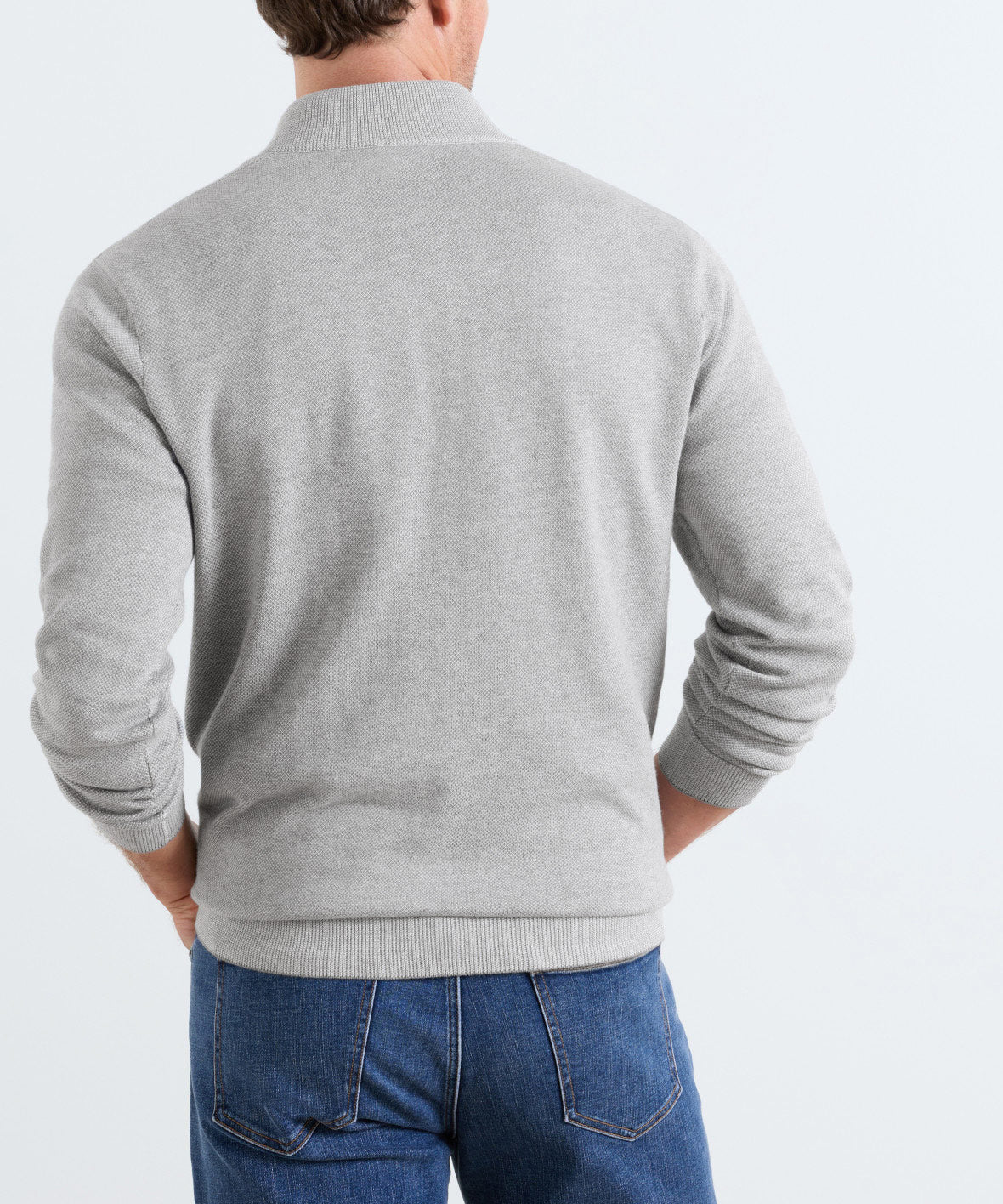 Peter Millar Coolspun Light Birdseye Quarter-Zip Pullover - Image 7