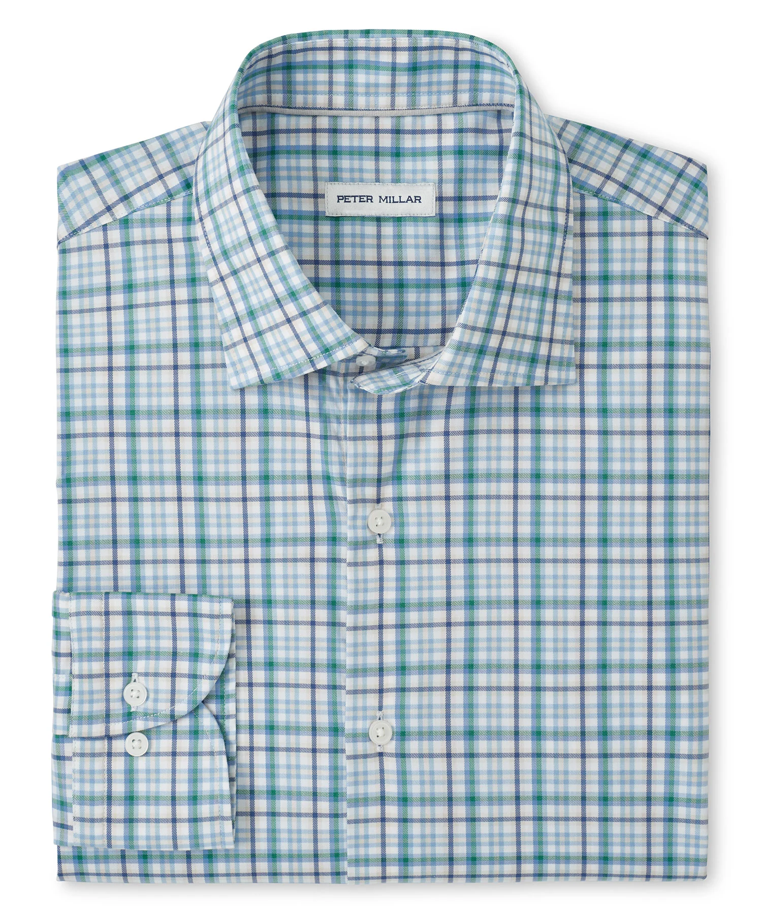 Peter Millar Simon Crown Light Long Sleeve Sport Shirt