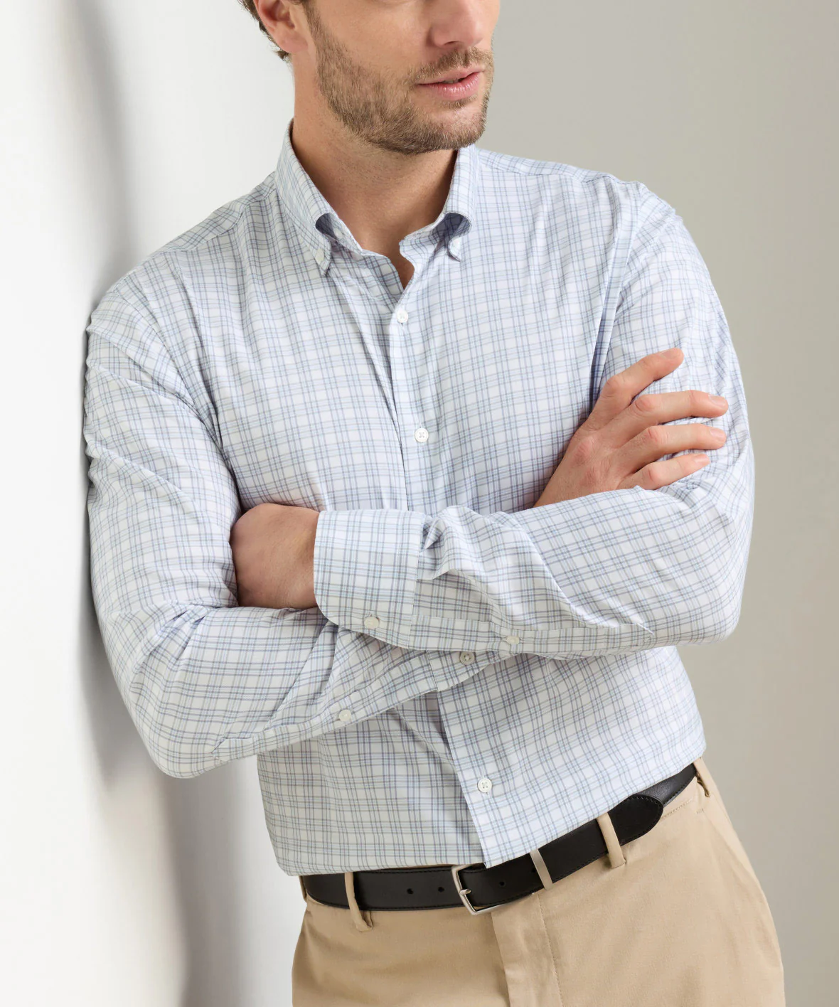 Peter Millar Douglas Crown Light Long Sleeve Sport Shirt - Image 2