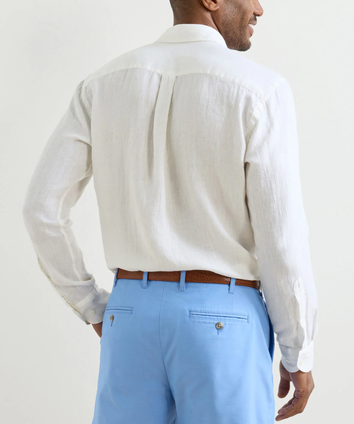 Peter Millar The Shoreside Long Sleeve Linen Sport Shirt - Image 11