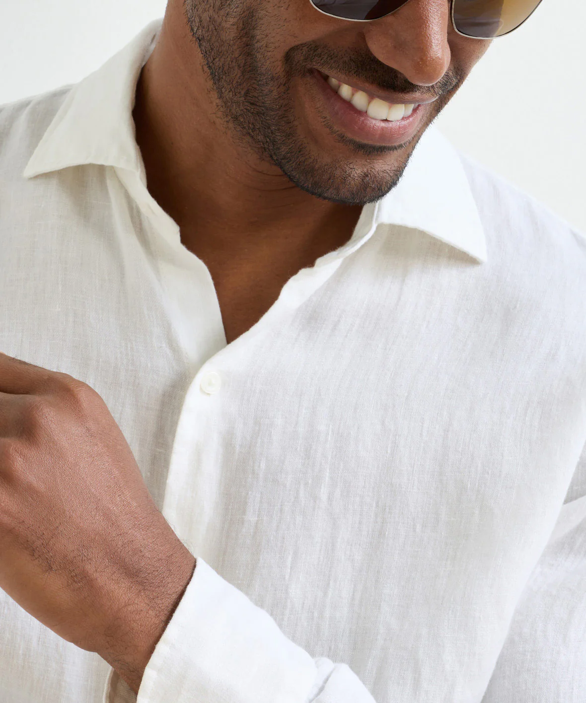 Peter Millar The Shoreside Long Sleeve Linen Sport Shirt - Image 12