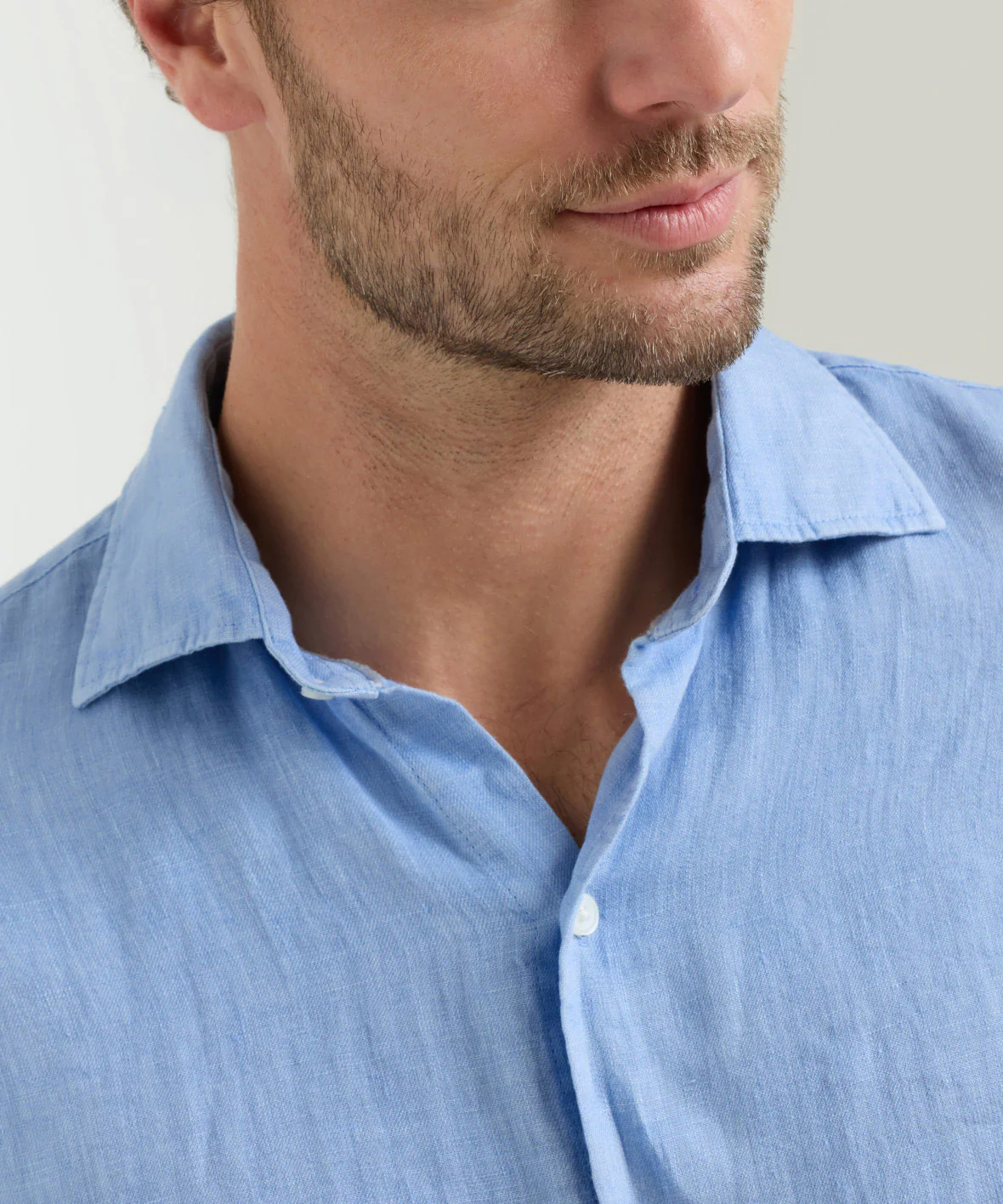 Peter Millar The Shoreside Long Sleeve Linen Sport Shirt - Image 4