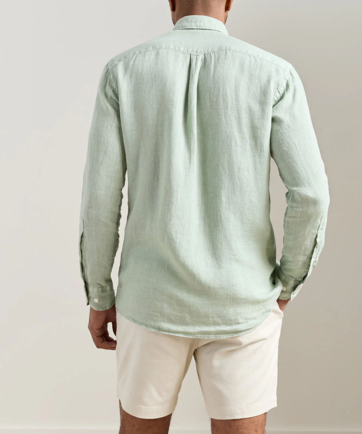 Peter Millar The Shoreside Long Sleeve Linen Sport Shirt - Image 7