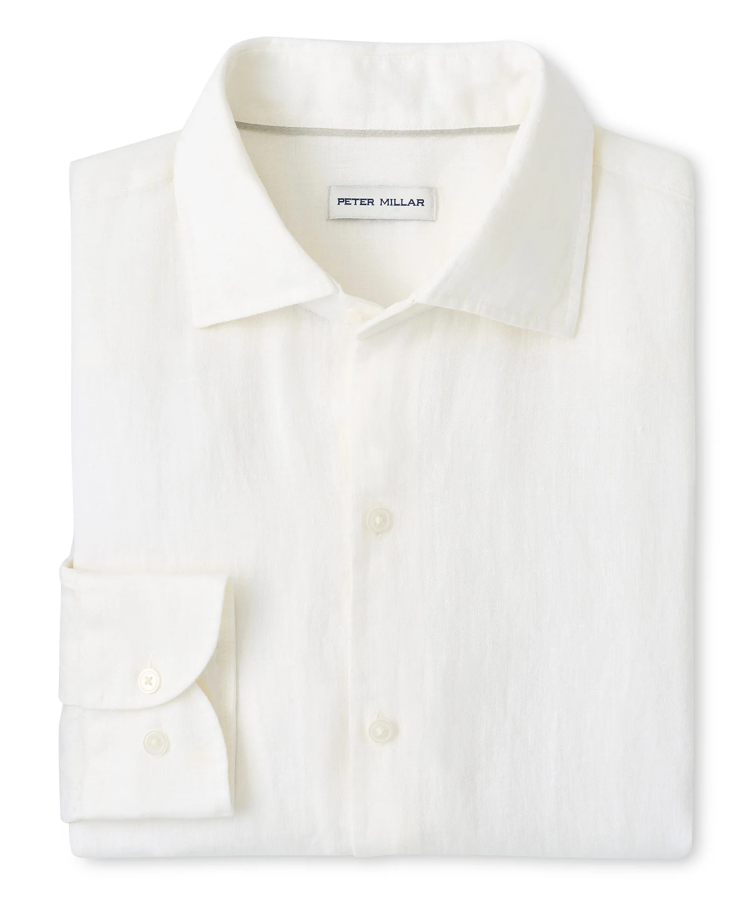 Peter Millar The Shoreside Long Sleeve Linen Sport Shirt - Image 9