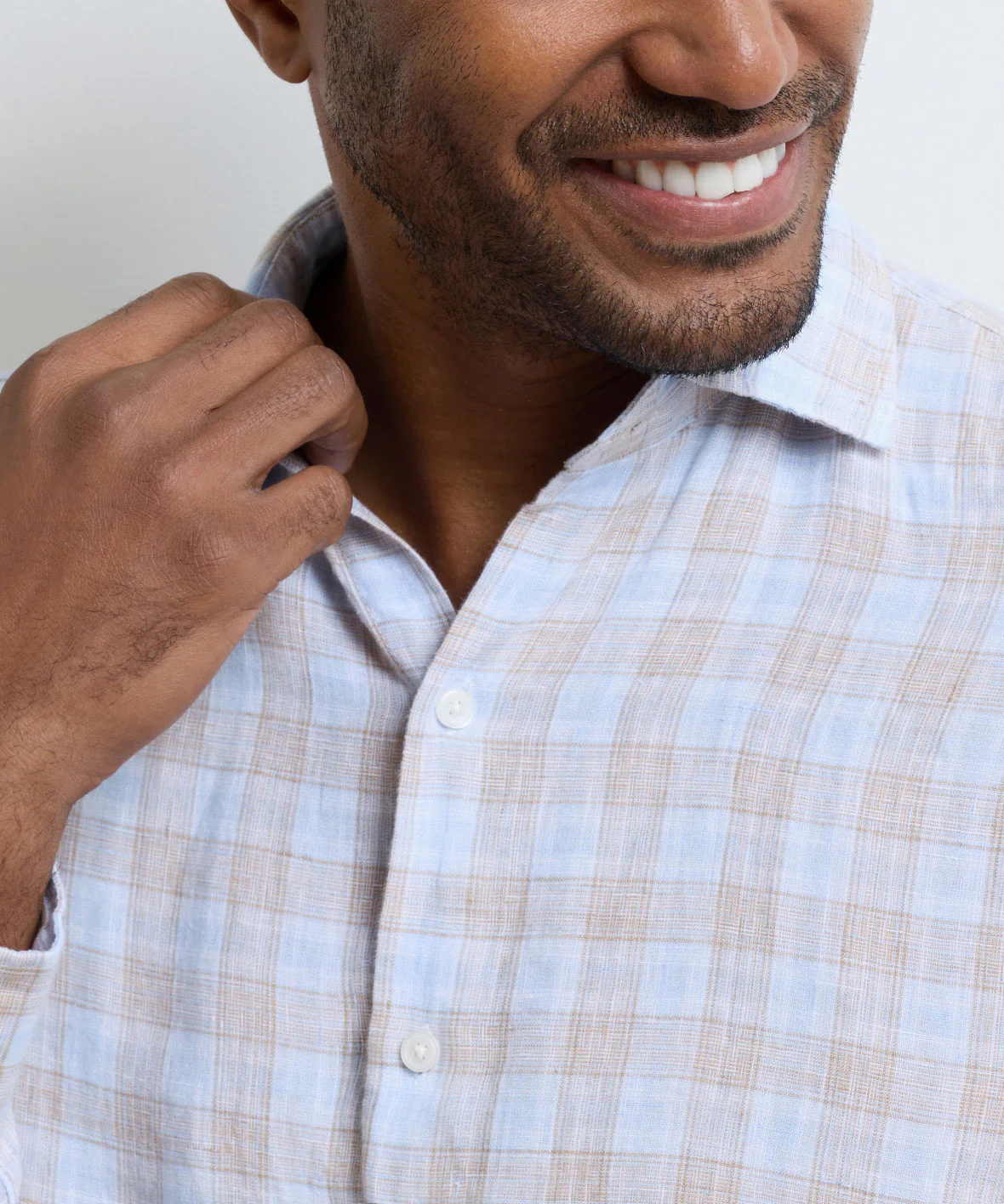 Peter Millar Milo Linen Long Sleeve Sport Shirt - Image 4