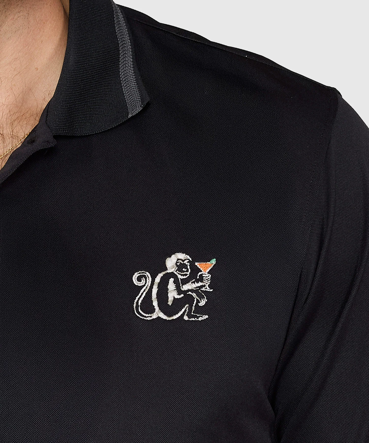 Robert Graham Short Sleeve Monkey Business Polo - Image 3