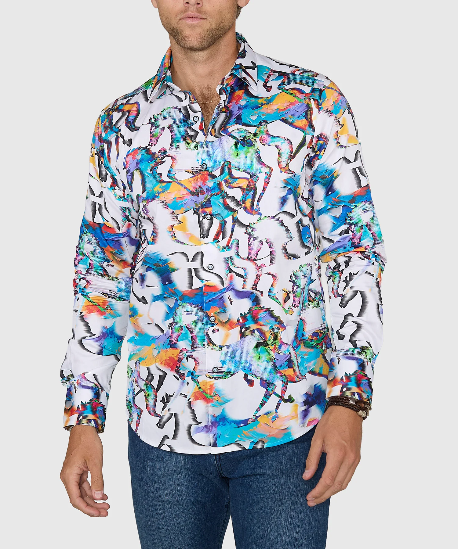 Robert Graham Long Sleeve Mane Event Sport Shirt - Image 4