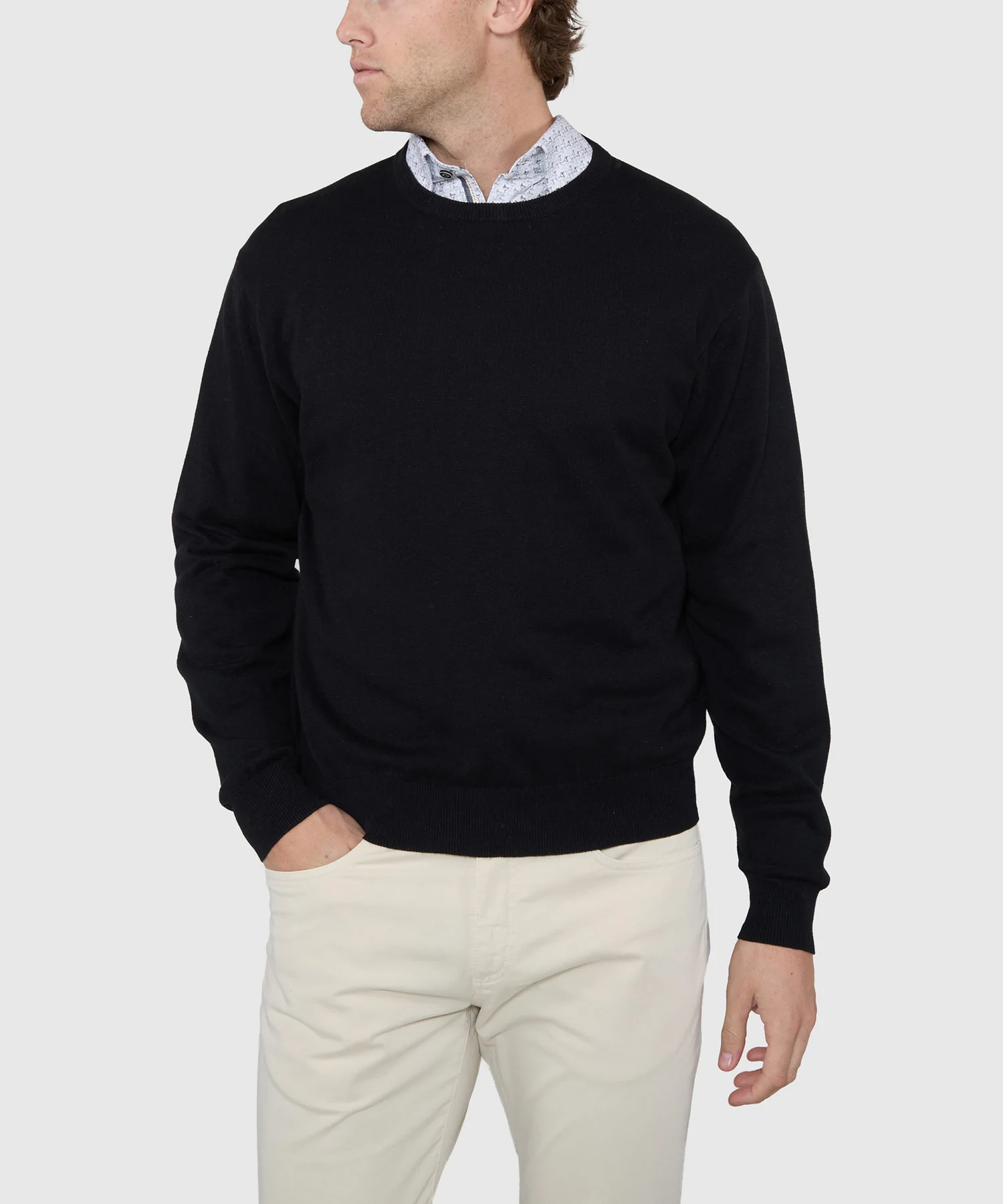Westport Black Summer Saltwater Crew Pullover - Image 12