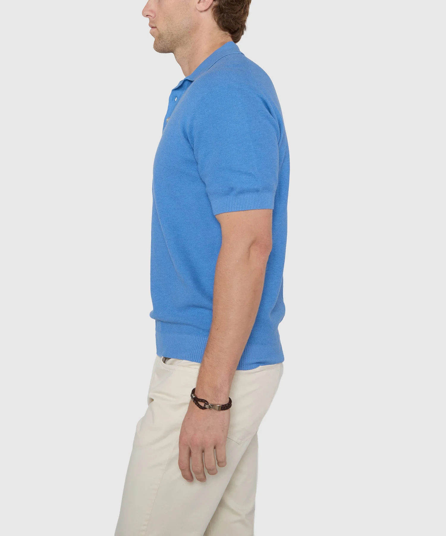 Westport Black Short Sleeve Legacy II Cotton Cashmere Polo - Image 3