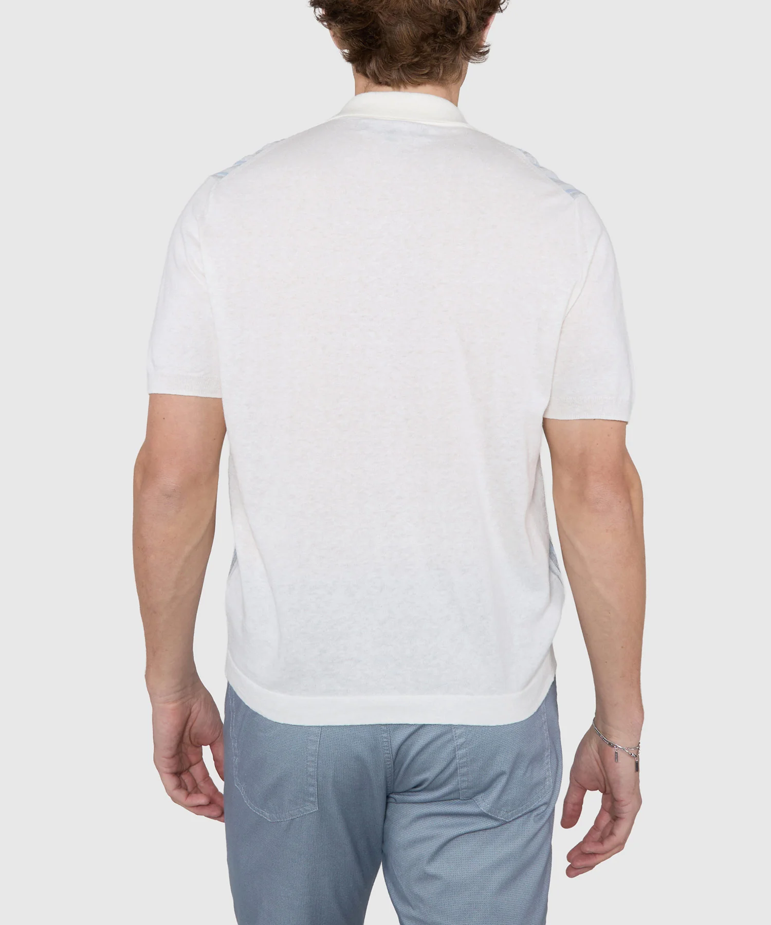 Westport Black Short Sleeve Cornell Button Front Polo - Image 5