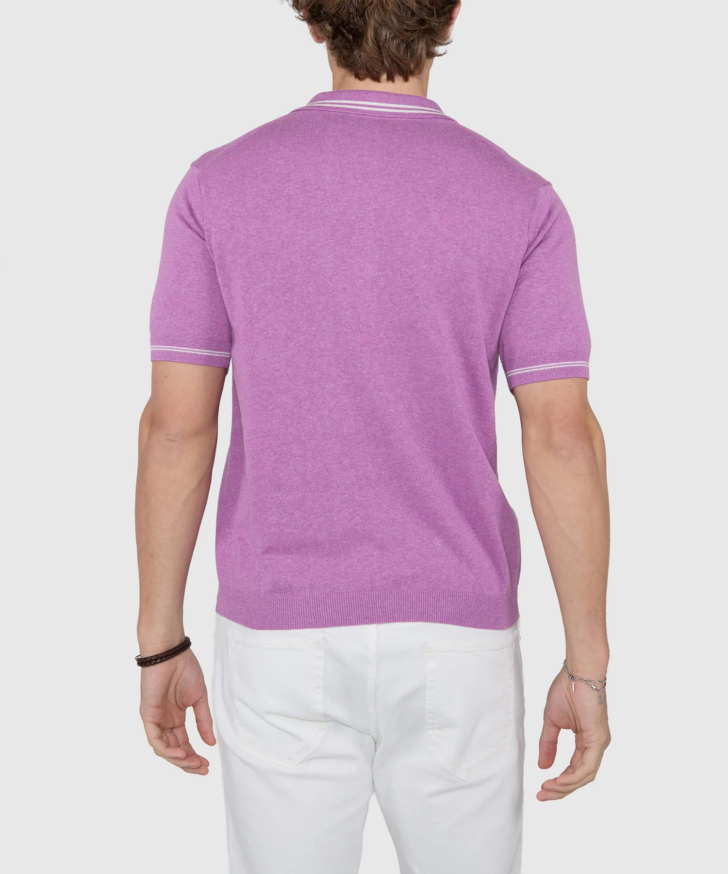 Westport Black Short Sleeve 'The Retro II' Zip Polo - Image 17