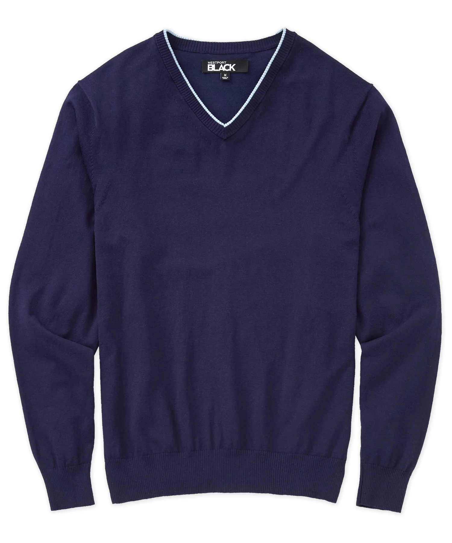 Westport Black Marabella V-Neck Sweater
