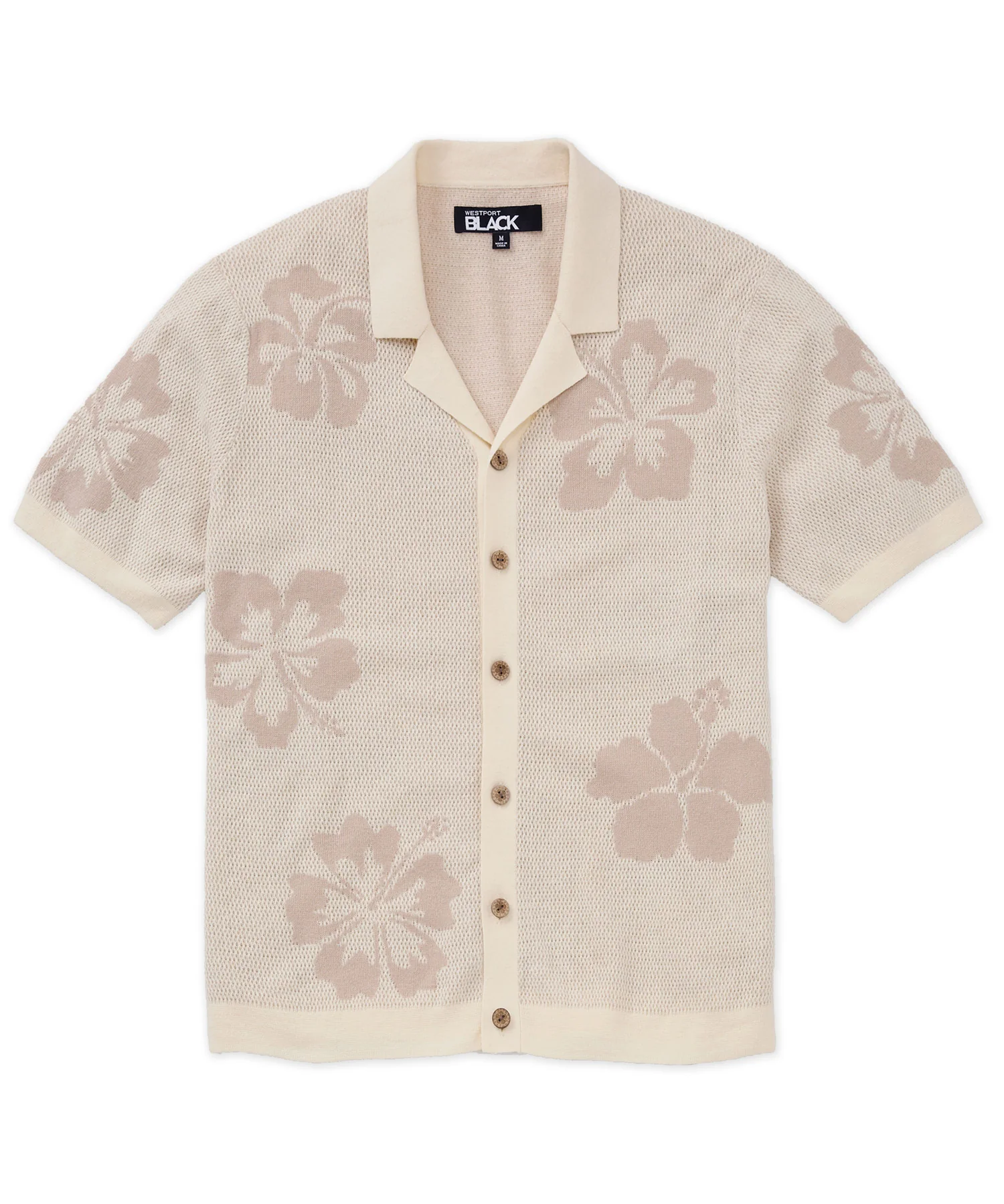 Westport Black Short Sleeve Davis Resort Cabana