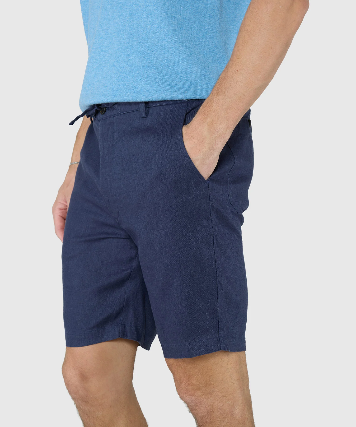 Westport Black Southport Linen Shorts - Image 10