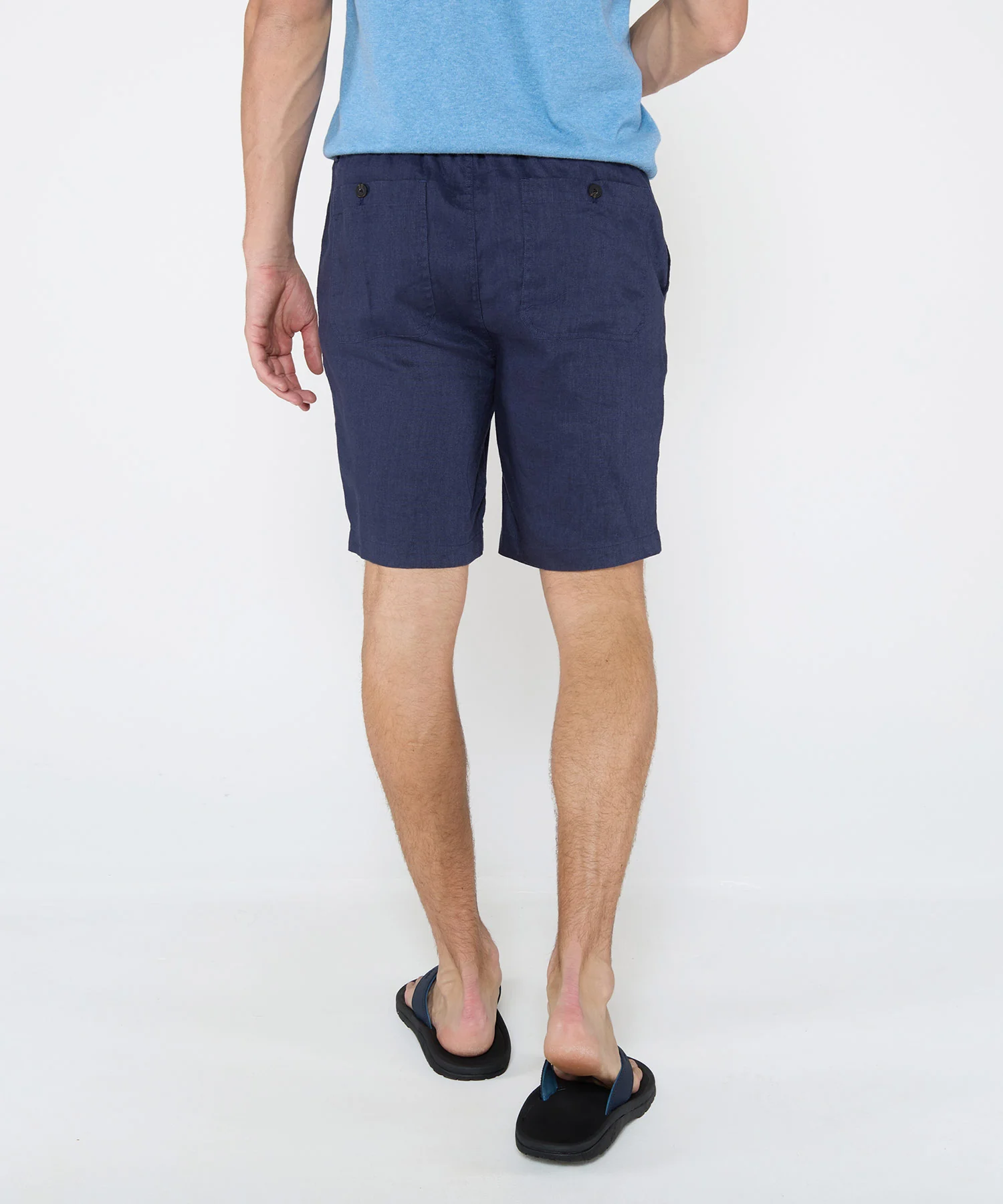 Westport Black Southport Linen Shorts - Image 12