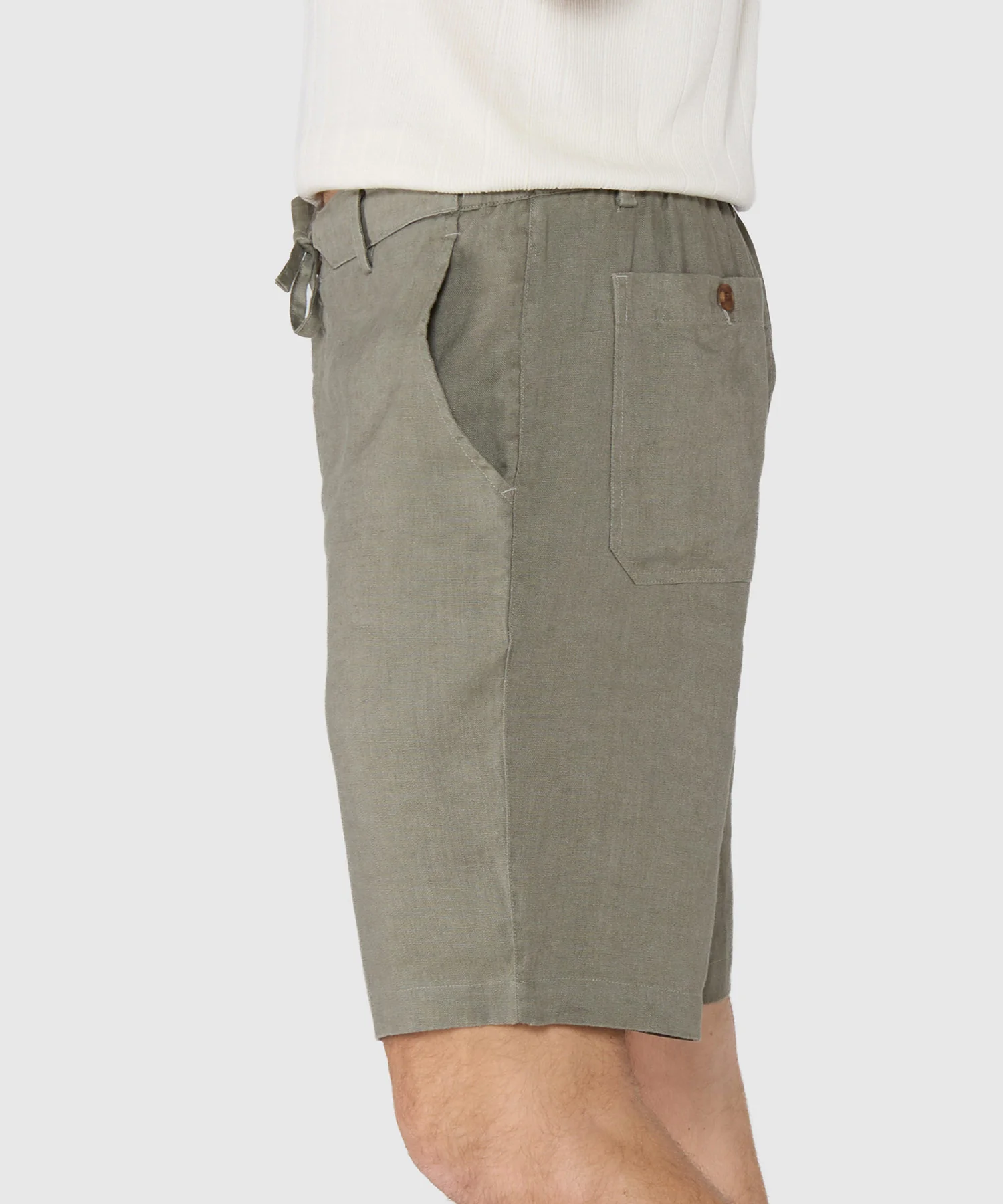 Westport Black Southport Linen Shorts - Image 16