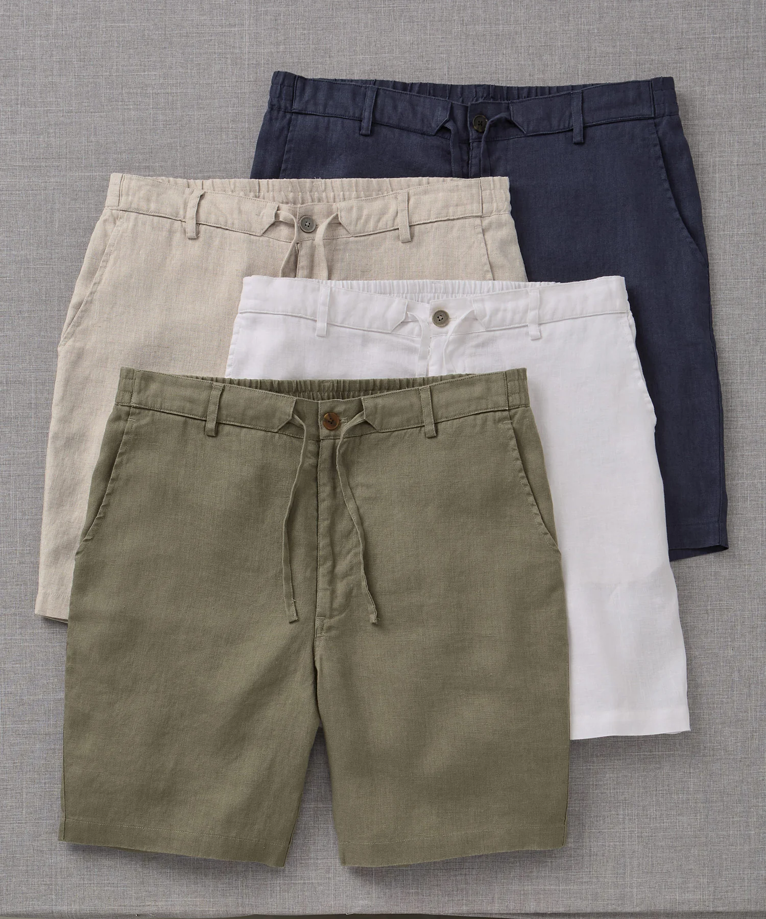 Westport Black Southport Linen Shorts - Image 2