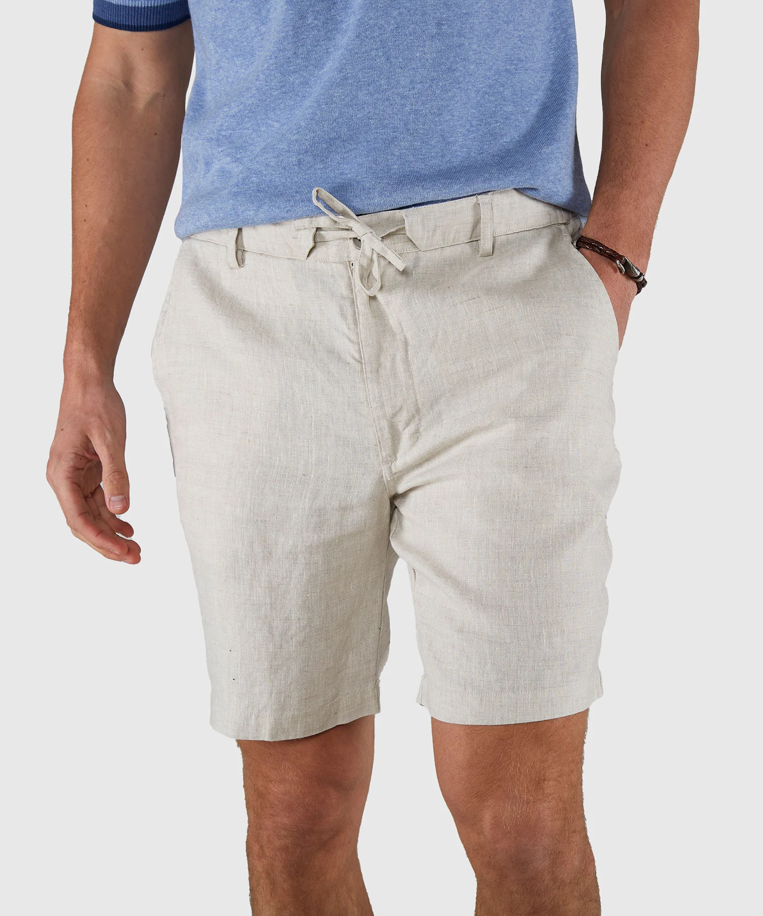 Westport Black Southport Solid Linen Drawcord Short - Image 3